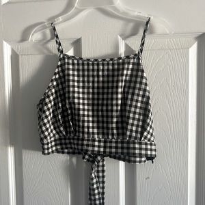 gingham prin tank top from francheca’s